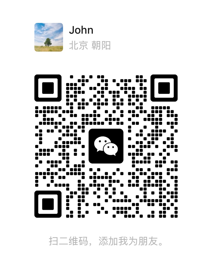 John 的微信二维码